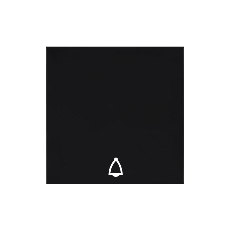 OBZOR DSE 00-01302-000000 Kryt jednoduchý se symbolem zvonku, antracitově černá