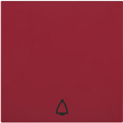 OBZOR DSE 00-01311-000000 Kryt jednoduchý se symbolem zvonku, rubínově červená