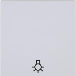 OBZOR DSE 00-01403-000000 Kryt jednoduchý se symbolem světla, kouřově šedá