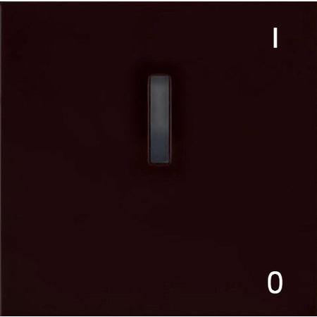 OBZOR DSE 00-03102-000000 Kryt jednoduchý s prosvětlením se symbolem 0-1, antracitově černá