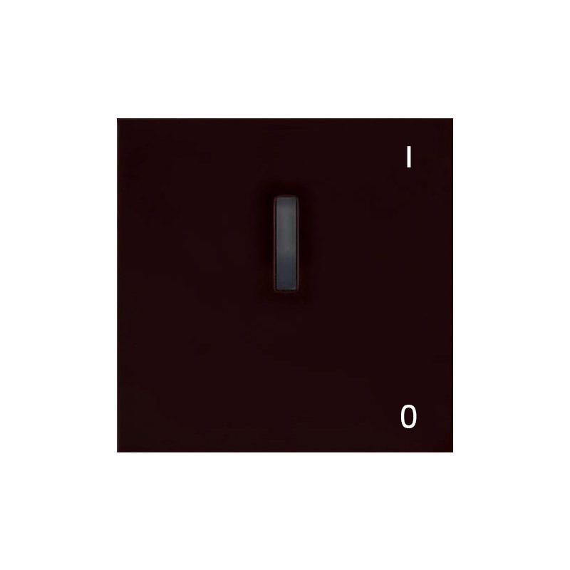 OBZOR DSE 00-03102-000000 Kryt jednoduchý s prosvětlením se symbolem 0-1, antracitově černá