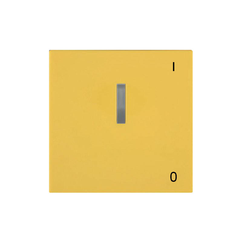 OBZOR DSE 00-03109-000000 Kryt jednoduchý s prosvětlením se symbolem 0-1, slunečnicově žlutá