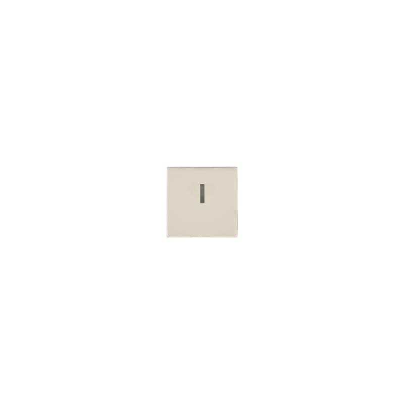 OBZOR DSE 00-03405-000000 Kryt jednoduchý s prosvětlením se symbolem světla, pískově béžová