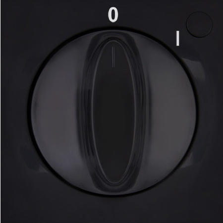 OBZOR DSE 00-21502-000000 Kryt sporákového spínače, antracitově černá