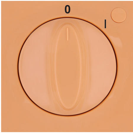OBZOR DSE 00-21506-000000 Kryt sporákového spínače, broskově oranžová
