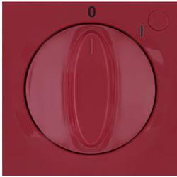 OBZOR DSE 00-21511-000000 Kryt sporákového spínače, rubínově červená