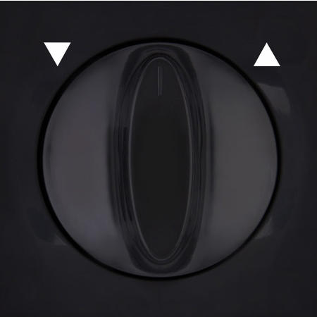 OBZOR DSE 00-21602-000000 Kryt žaluziového spínače - otočný, antracitově černá
