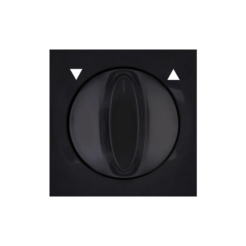 OBZOR DSE 00-21602-000000 Kryt žaluziového spínače - otočný, antracitově černá
