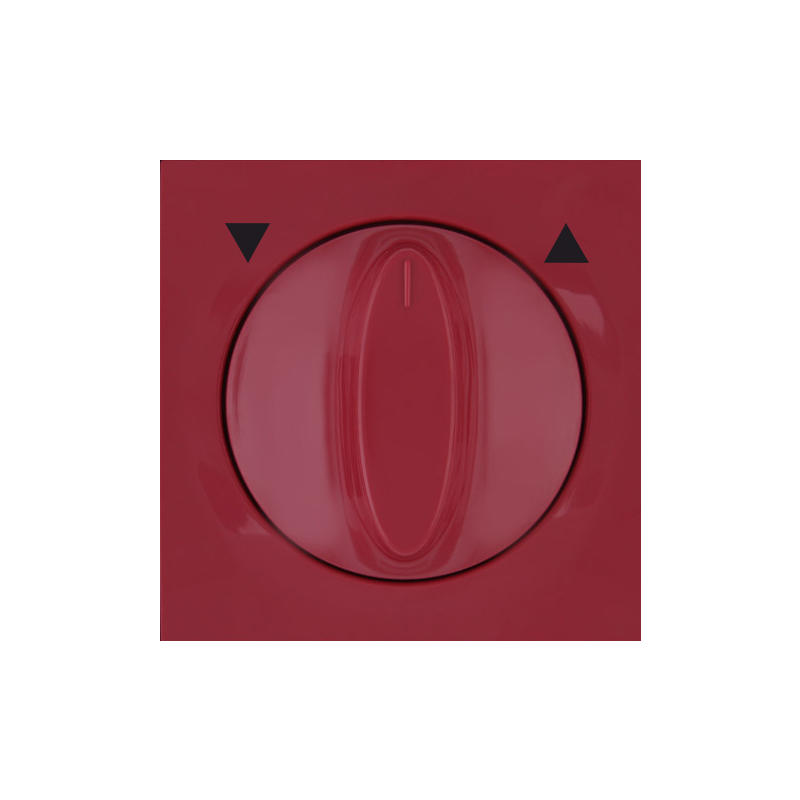 OBZOR DSE 00-21611-000000 Kryt žaluziového spínače - otočný, rubínově červená