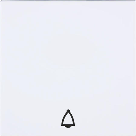 OBZOR DSE 00-51301-000000 Kryt jednoduchý IP 44 se symbolem zvonku, sněhově bílý