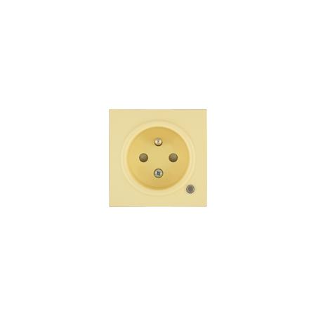OBZOR DSE 00-84004-000000 Kryt zásuvky s přepěťovou ochranou, vanilkově žlutá
