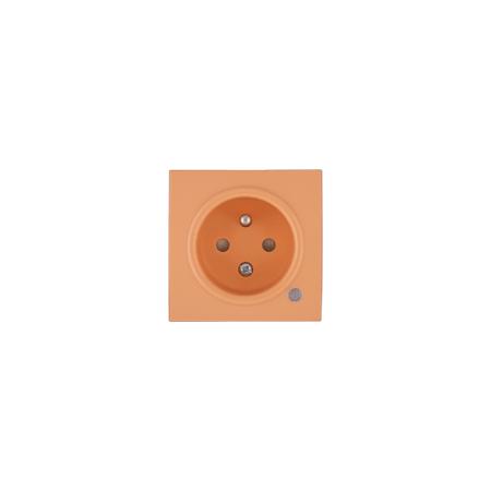 OBZOR DSE 00-84006-000000 Kryt zásuvky s přepěťovou ochranou, broskově oranžová