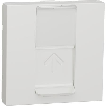 Schneider Electric NU341518 Unica - Zásuvka datová 1xRJ45 Kat.6 UTP, 2M, Bílá