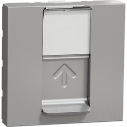 Schneider Electric NU341930 Unica - Zásuvka datová 1xRJ45 Kat.6 FTP, 2M, Aluminium