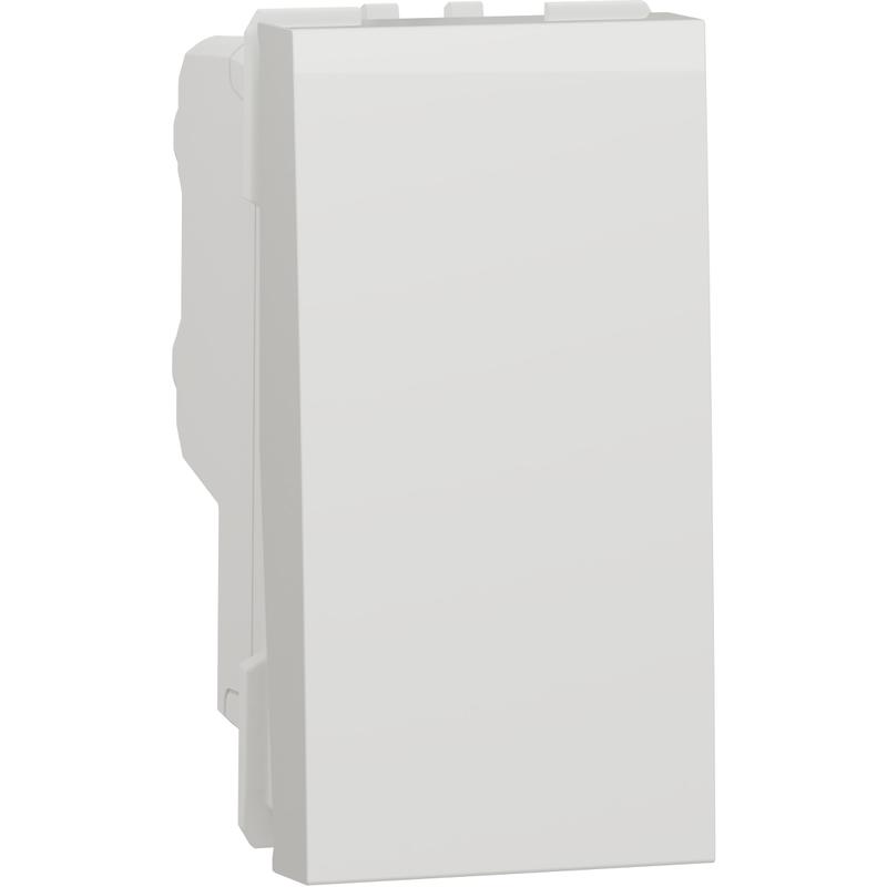 Schneider Electric NU316218 Unica - Spínač dvojpólový řazení 2, 16A 1M, Bílý