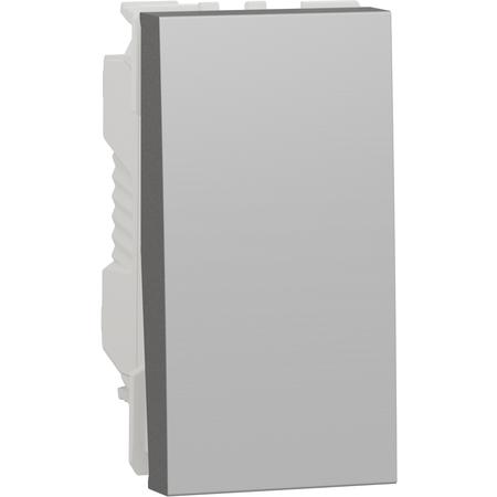 Schneider Electric NU313630 Unica - Tlačítko střídavé ř.6/0, 1M, Aluminium