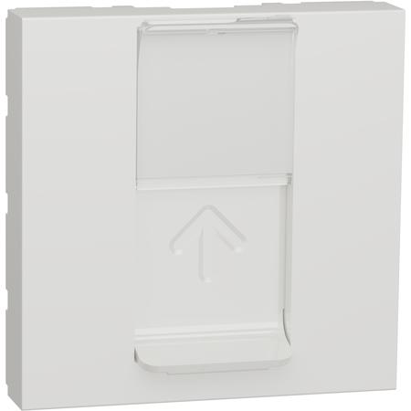 Schneider Electric NU941120 Unica - Centrální deska RJ45 S-ONE, 2M, Bílá Antibakteriální