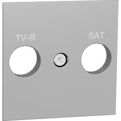 Schneider Electric NU944130 Unica - Centrální deska pro TV-R/SAT zásuvku, Aluminium