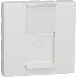 Schneider Electric NU946118 Unica - Centrální deska RJ45 Keystone, 2M, Bílá