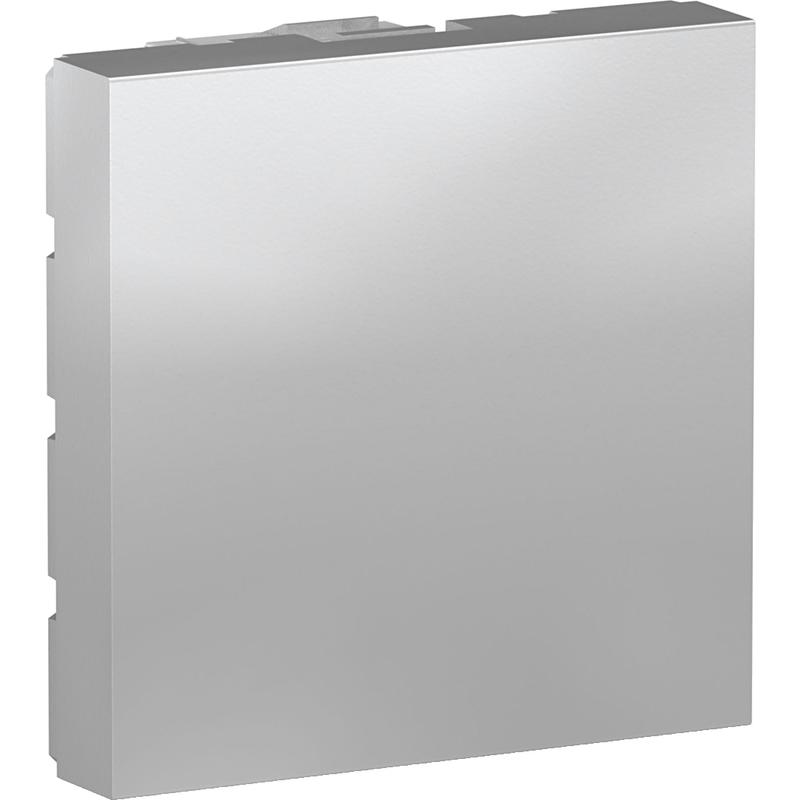 Schneider Electric NU986630 Unica - Záslepka 2 modul, Aluminium