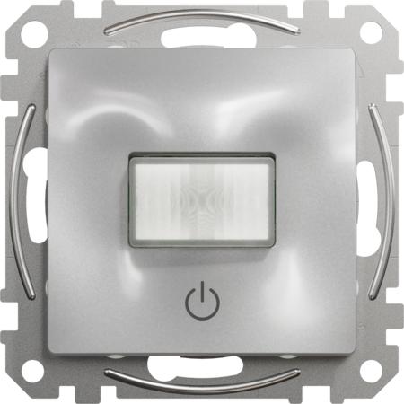 Schneider Electric SDD113504 Sedna D/E - Pohybové čidlo se spínačem 10A, Aluminium