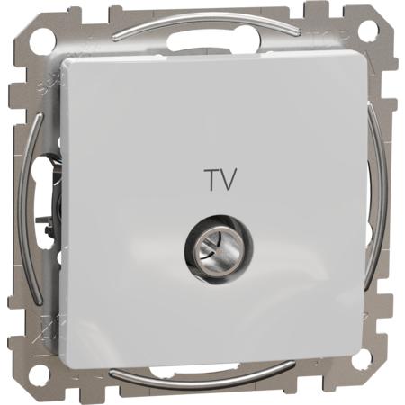 Schneider Electric SDD113471 Sedna D/E - TV zásuvka koncová 4dB, Aluminium