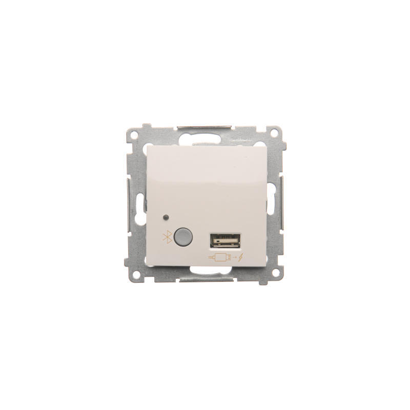 Simon D7501385.01/11 Bluetooth přijímač s USB nabíječkou bílá
