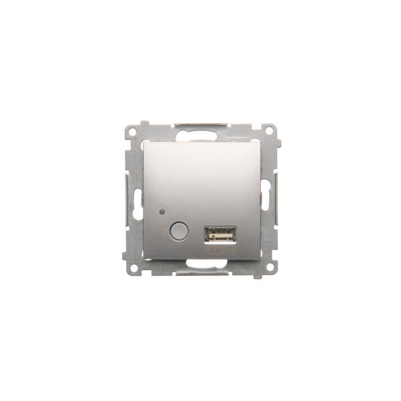 Simon D7501385.01/43 Bluetooth přijímač s USB nabíječkou stříbrná