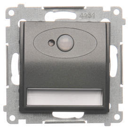 Simon DOSC14.01/48 LED osvětlení s pohybovým sensorem, 14V antracit, metalizovaná