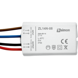 Simon ZL14N-08 Napájecí zdroj pro LED 14VDC, 8W, nástěnný