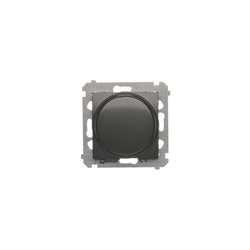 Simon DS9T.01/48 Stmívač  otočný tlačítkový antracit, metalizovaná