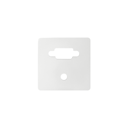Simon 8200091-030 Kryt pro zásuvka VGA + Mini jack bílá