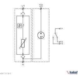 Hakel 27557 HSA-600/1+1 M S SPD typ 2+3