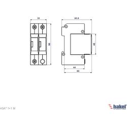 Hakel 27551 HSA-600/1+1 M SPD typ 2+3