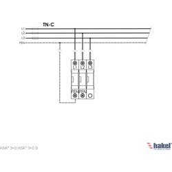 Hakel 24510 HSA-75/3+0 S SPD typ 2+3