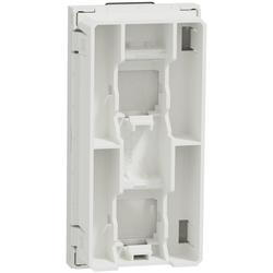 Schneider Electric NU946220 Unica - Centrální deska 2xRJ45 Keystone, 4mod, Bílá Antibakteriální